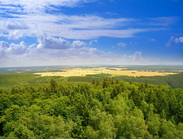 Harz Mountains Aerial View Germany — Stock Photo, Image