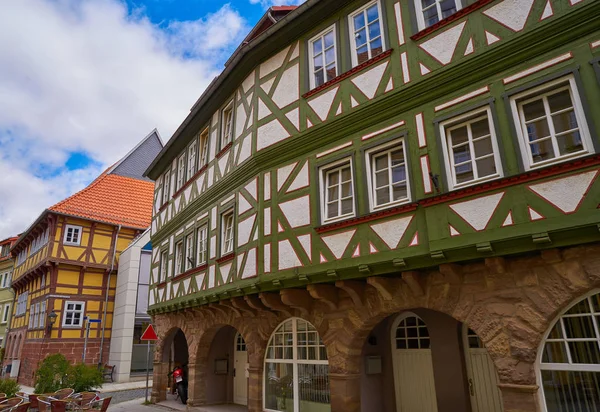 Nordhausen Innenstadtfassaden Thüringen — Stockfoto