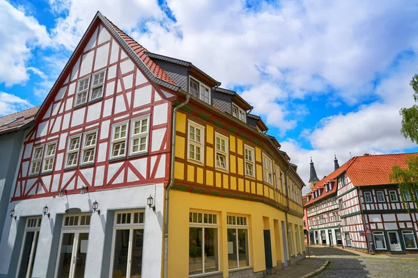 Nordhausen Centru Fasády Durynsko Německo — Stock fotografie