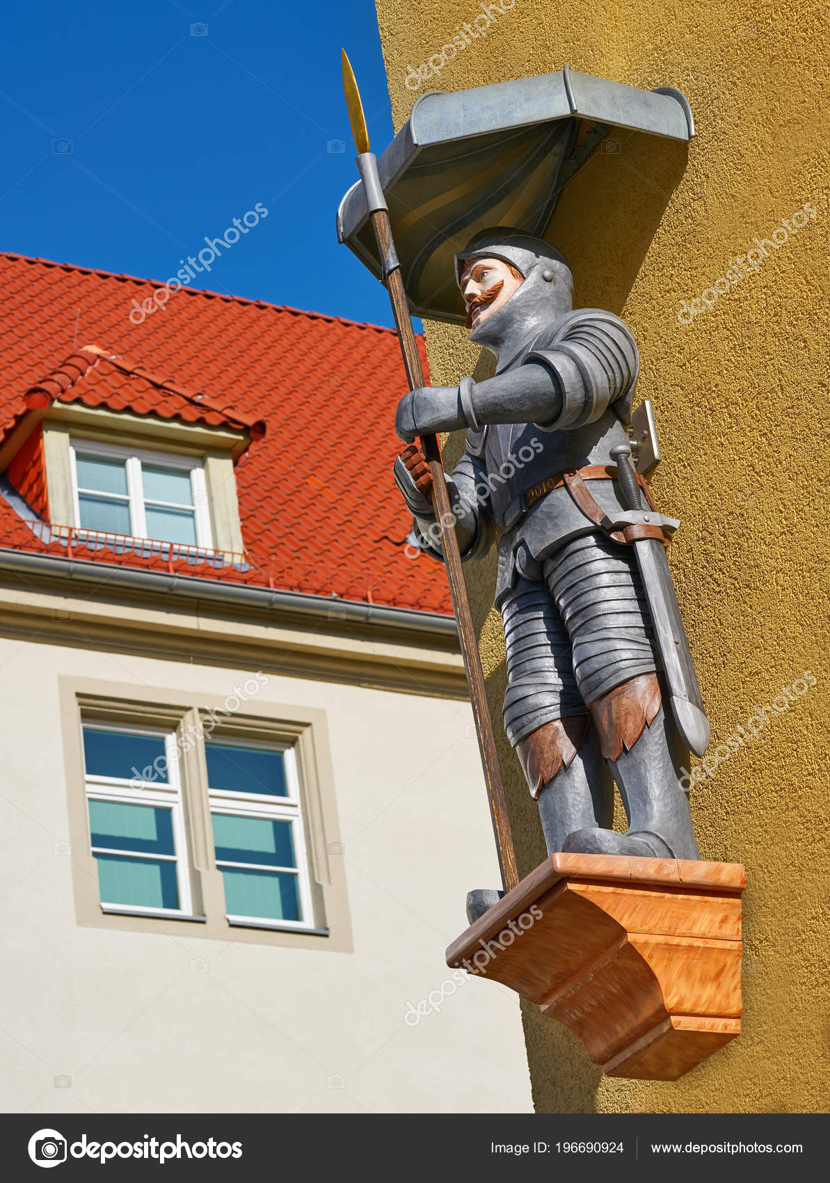 Riese Riesenhaus Giant House Figure Nordhausen Harz Germany