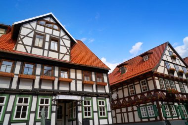 Almanya 'nın Harz dağlarında Stolberg cephesi