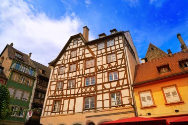 Alsace Fransa 'daki Strasbourg des Tripiers Meydanı