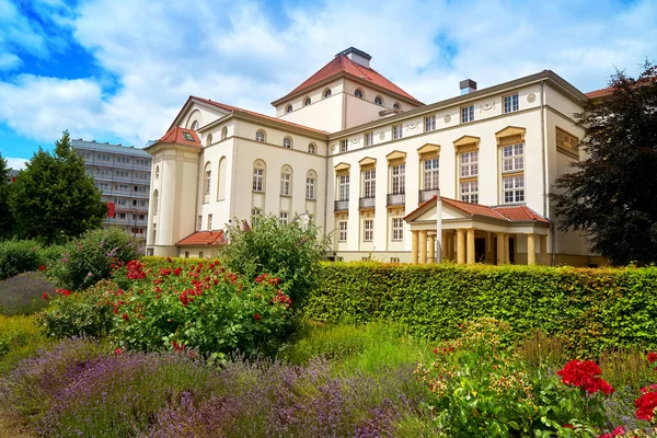 Nordhausen Theater Och Trädgård Harz Thüringen Tyskland — Stockfoto