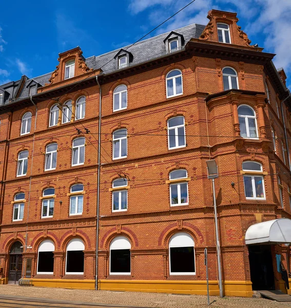 Nordhausen Fachadas Tijolos Janelas Harz Thuringia Alemanha — Fotografia de Stock