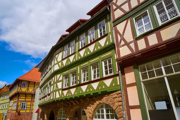 Nordhausen Centru Fasády Harz Durynsko Německo — Stock fotografie