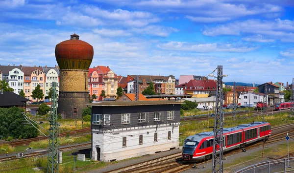 Nordhausen Belvárosi Homlokzatok Harz Thüringen Németország — Stock Fotó