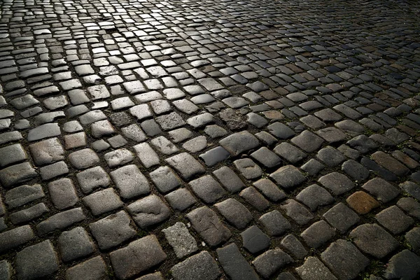 Pavimento Paralelepípedos Granito Rua Alemanha Livre — Fotografia de Stock