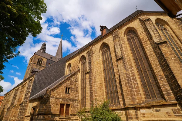 Quedlinburg Ville Chuch Dans Harz Allemagne — Photo