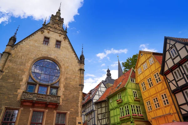 Kirche Quedlinburg Fassade Harz Sachsen Anhalt Deutschland — Stockfoto