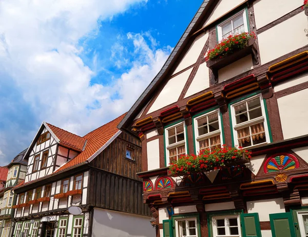 Stolberg Gevels Harz Gebergte Van Duitsland — Stockfoto