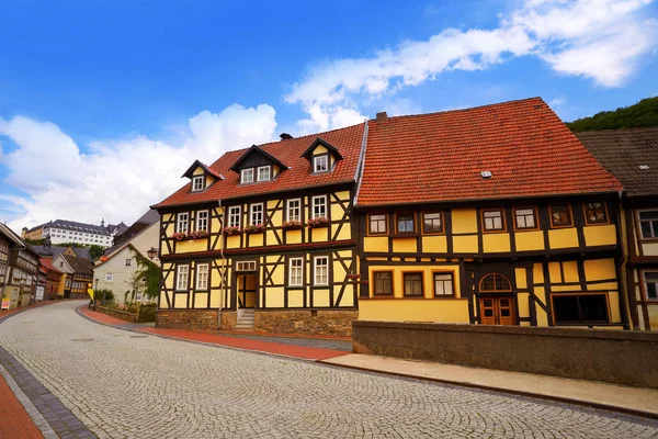 Stolberg Gevels Harz Gebergte Van Duitsland — Stockfoto