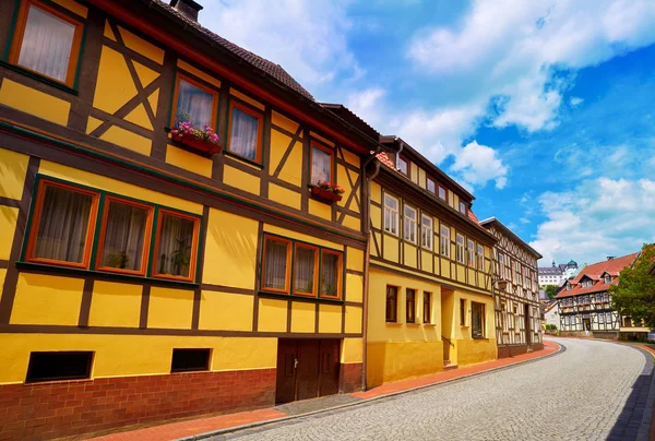 Stolberg Gevels Harz Gebergte Van Duitsland — Stockfoto