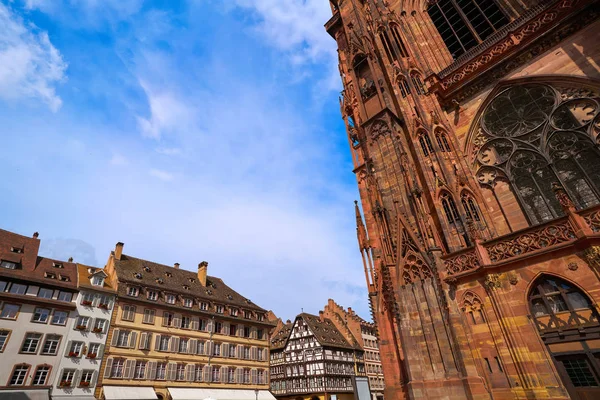 Estrasburgo Fachadas Ciudad Alsacia Francia — Foto de Stock