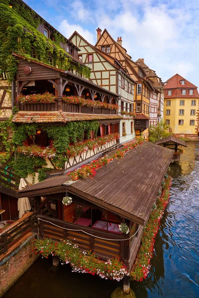 Strasbourg Petite France Alsace Fél Gerendás Házait — Stock Fotó