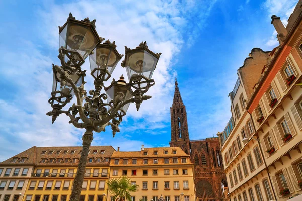 Straatsburg Stad Notre Dame Kathedraal Elzas Frankrijk — Stockfoto