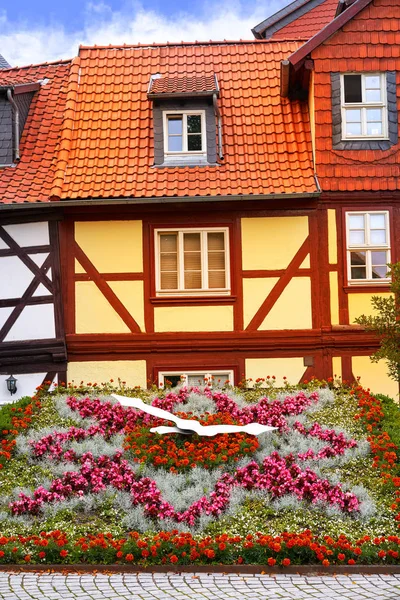 Wernigerode Flower Clock Garden Harz Germany Saxony Anhalt — Stock Photo, Image