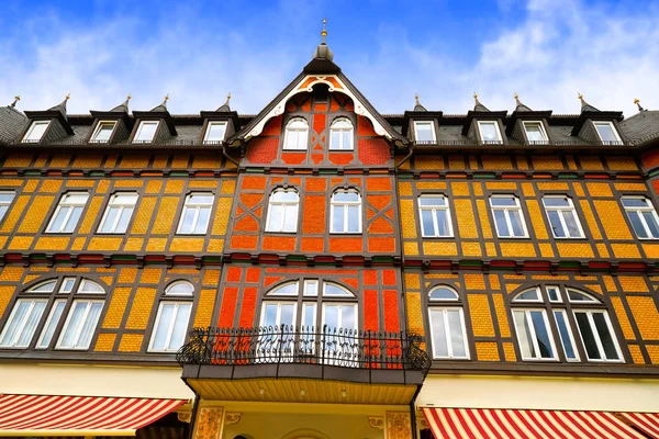 Wernigerode Facades Harz Germany Saxony Anhalt — Stock Photo, Image