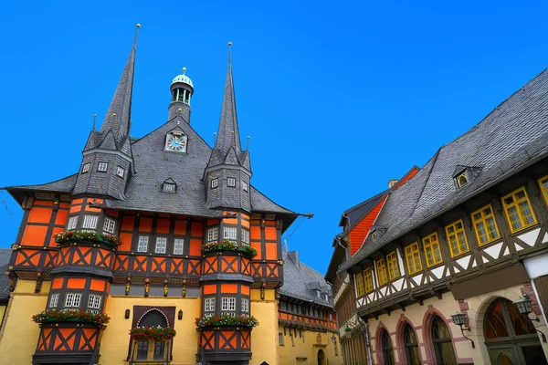 Wernigerode Rathaus Rathaus Harz — Stockfoto