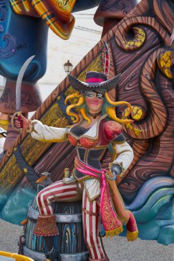 İspanya Valencia popüler festivalinde için Fallas tonlar