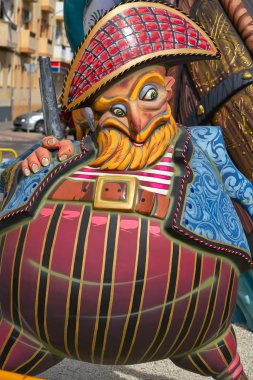 İspanya Valencia popüler festivalinde için Fallas tonlar
