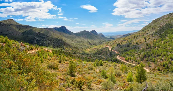 Calderona Horská Krajina Valencii Španělsku — Stock fotografie