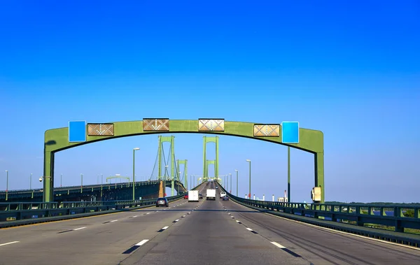 Delaware Memorial Bridge Road Stati Uniti — Foto Stock