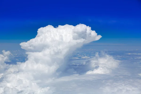Vista Del Mar Cúmulo Nubes Desde Punto Vista Aéreo — Foto de Stock