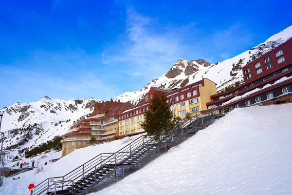 Astun Skigebiet Huesca Auf Pyrenäen Spanien — Stockfoto