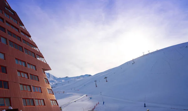 Astun Skigebiet Huesca Auf Pyrenäen Spanien — Stockfoto