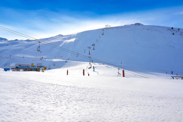 Astun Skidområdet Huesca Pyrenéerna Spanien — Stockfoto