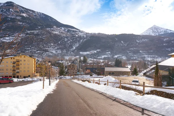 Benasque Village Benas Skyline Huesca Pyrénées Espagne — Photo