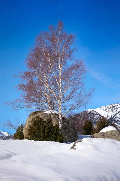 Benasque และภ เขา Cerler Pyrenees Huesca ในสเปน — ภาพถ่ายสต็อก