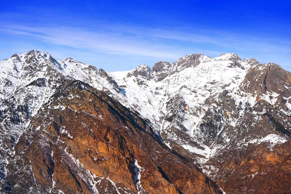 Benasque Gefrorenen Reservoir Paso Nuevo Den Pyrenäen Von Spanien — Stockfoto