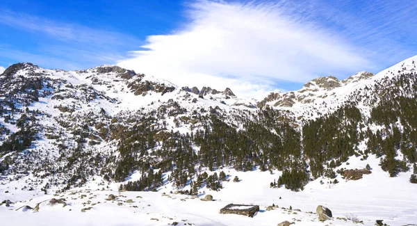 Cerler Oblast Oblohy Pyrenejích Huesca Španělsko — Stock fotografie