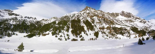 Cerler Oblast Oblohy Pyrenejích Huesca Španělsko — Stock fotografie