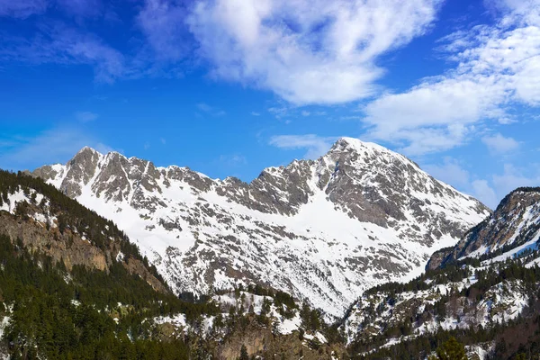 Cerler Oblast Oblohy Pyrenejích Huesca Španělsko — Stock fotografie