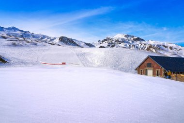 Formigal ski alanında Huesca Pyrenees, İspanya