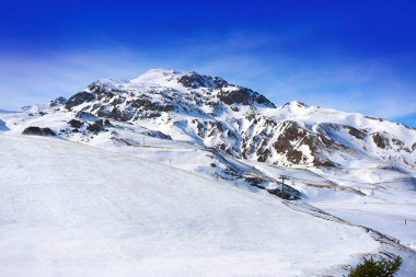 Formigal ski alanında Huesca Pyrenees, İspanya