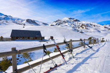Formigal ski alanında Huesca Pyrenees, İspanya