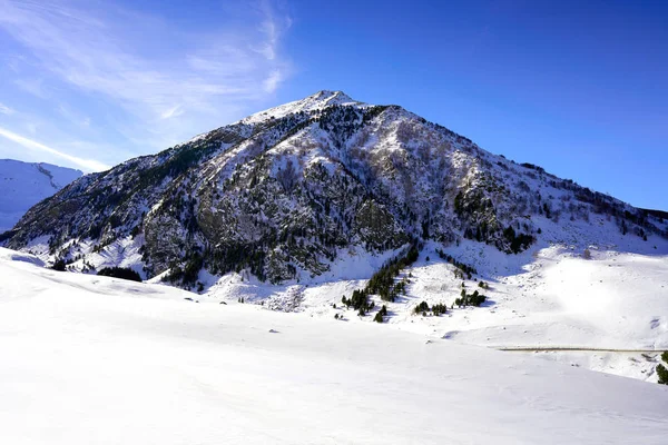 Cerler Niebo Obszar Pirenejach Huesca Hiszpanii — Zdjęcie stockowe