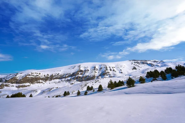 Cerler Oblast Oblohy Pyrenejích Huesca Španělsko — Stock fotografie