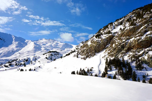 Cerler Oblast Oblohy Pyrenejích Huesca Španělsko — Stock fotografie