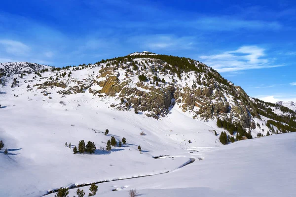 Cerler Oblast Oblohy Pyrenejích Huesca Španělsko — Stock fotografie