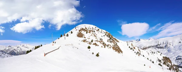 Cerler Oblast Oblohy Pyrenejích Huesca Španělsko — Stock fotografie