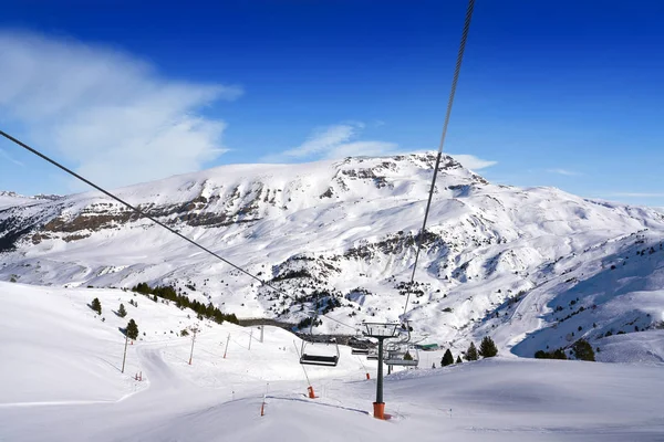 Cerler Région Ciel Dans Les Pyrénées Huesca Espagne — Photo