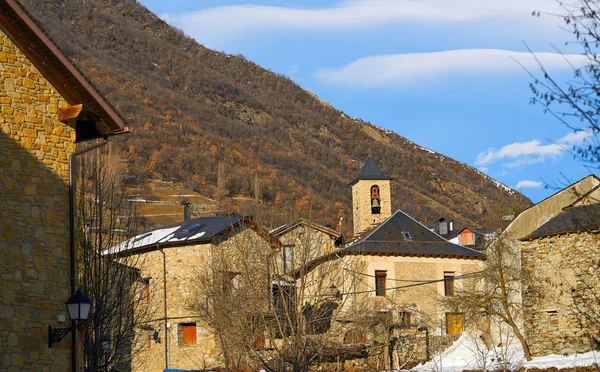 Eriste Pueblo Cerca Benasque Los Pirineos Huesca España —  Fotos de Stock