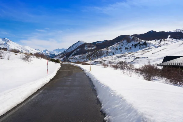 Formigal Ski Area Road Huesca Pyrenees Spain — Stock Photo, Image