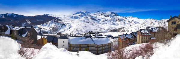 Formigal Skigebiet Skyline Huesca Pyrenäen Von Spanien — Stockfoto