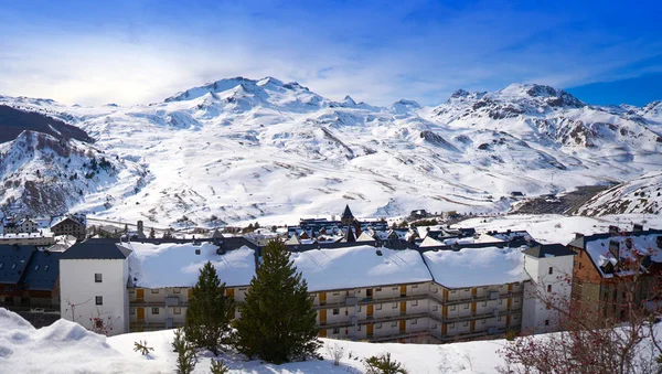 Formigal Skigebiet Skyline Huesca Pyrenäen Von Spanien — Stockfoto