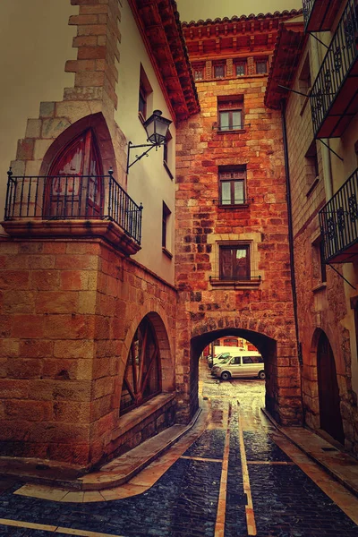 Mora Rubielos Village Teruel Spain Located Gudar Javalambre Sierra — Stock Photo, Image